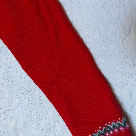 Mini Boden Fair Isle Wool Blend Holiday Cardigan Sweater Size 6/7 - Picture 5 of 8